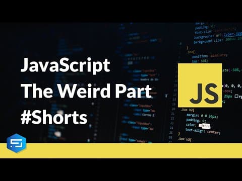JavaScript - The weird part - 1 #Shorts